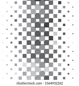 Monochrome geometric vector background. Abstract halftone illustration pattern. Vintage texture