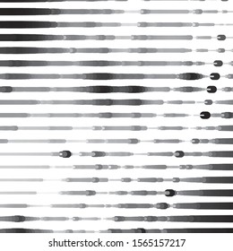 Monochrome geometric vector background. Abstract halftone illustration pattern. Vintage texture