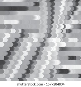 Monochrome geometric vector background. Abstract halftone illustration pattern. Vintage texture