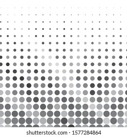 Monochrome geometric vector background. Abstract halftone illustration pattern. Vintage texture