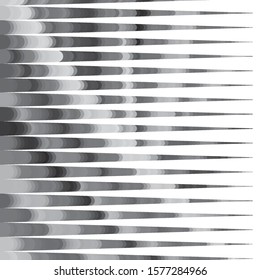Monochrome geometric vector background. Abstract halftone illustration pattern. Vintage texture