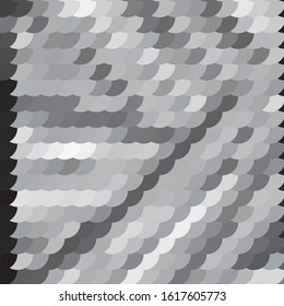 Monochrome geometric vector background. Abstract halftone illustration pattern. Vintage texture