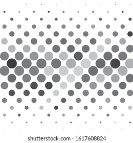 Monochrome geometric vector background. Abstract halftone illustration pattern. Vintage texture