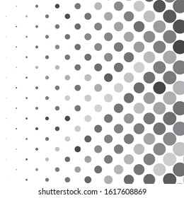 Monochrome geometric vector background. Abstract halftone illustration pattern. Vintage texture