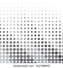 Monochrome geometric vector background. Abstract halftone illustration pattern. Vintage texture