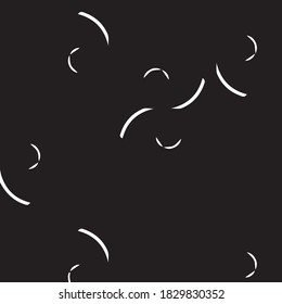 Monochrome geometric vector background. Abstract halftone illustration pattern. Vintage texture