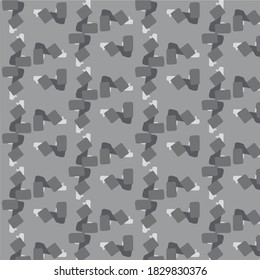 Fondo vectorial geométrico monocromo. Resumen del patrón de ilustración de medio tono. Textura vintage