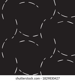 Monochrome geometric vector background. Abstract halftone illustration pattern. Vintage texture