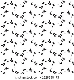 Monochrome geometric vector background. Abstract halftone illustration pattern. Vintage texture