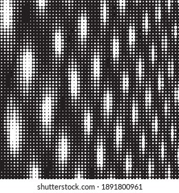 Fondo vectorial geométrico monocromo. Resumen del patrón de ilustración de medio tono. Textura vintage