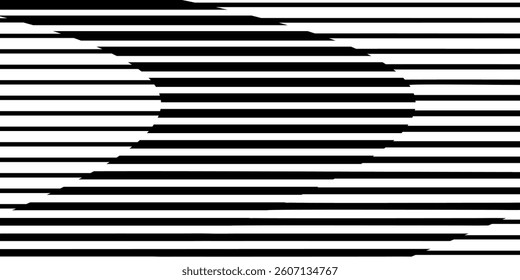 Monochrome geometric vector background. Abstract halftone illustration pattern. Vintage texture