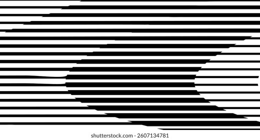 Monochrome geometric vector background. Abstract halftone illustration pattern. Vintage texture