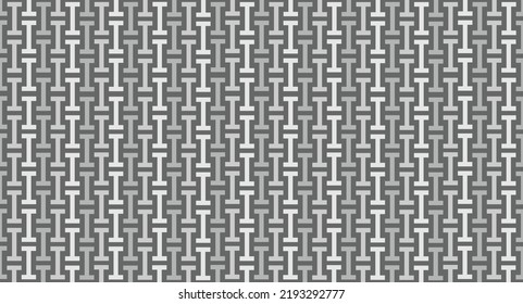 Monochrome geometrical pattern design that suitable for fabrics, carpets, or rugs. Elegant and simple pattern.