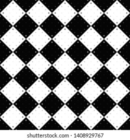 Monochrome geometrical ring pattern background - black and white abstract vector graphic design from rings
