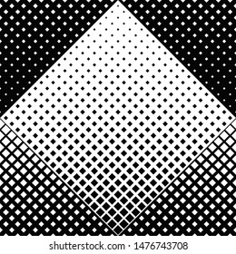 Monochrome geometrical seamless diagonal square pattern background - abstract black and white vector graphic design from squares