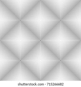 Monochrome, geometrical seamless pattern. Regular repetition of a square from circles of different diameter. Wall-paper for the press. Modern design. Vector illustrations.