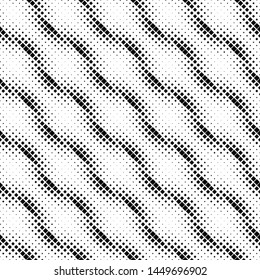Monochrome geometrical seamless square pattern background - abstract vector design