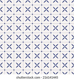 Monochrome geometrical vector vintage simple pattern (seamlessly tiling)