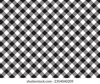 Comprobación de gingham monocroma que puede utilizarse como fondo o papel tapiz