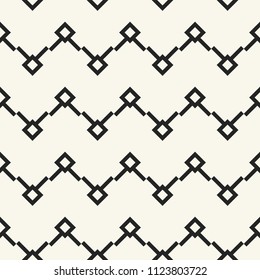 Monochrome Glitch Contour Chevron Pattern