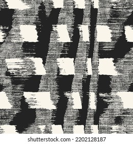 Monochrome Glitch Effect Textured Broken Striped Stock Vector (Royalty ...