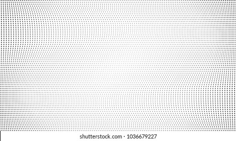 Monochrome gradient abstract halftone dots texture background. Modern dotted patterned vector illustration for design, covers, web sites, banners