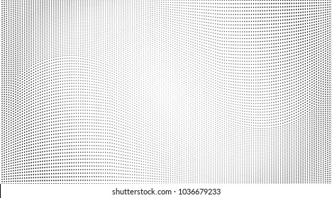 Monochrome gradient abstract halftone dots texture background. Modern dotted patterned vector illustration for design, covers, web sites, banners