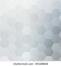 Monochrome Gradient Background Hexagonal Pattern Vector Stock Vector ...