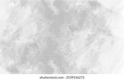 Monochrome gradient halftone dot line background, retro pixel technology backdrop or grunge polka dot overlay texture pattern with comic pop art effect. Distressed halftone frame art for social media.