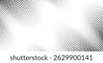 Monochrome gradient halftone dots background. Vector illustration. Abstract small grunge dots on white background eps 10