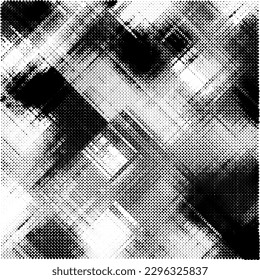 Fondo de los puntos de media tonalidad de gradiente monocromo. Ilustración del vector