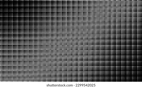 Monochrome gradient halftone dots background. Vector illustration