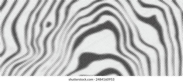 Monochrome gradient halftone dots background. Vector illustration.