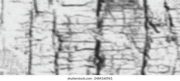 Monochrome gradient halftone dots background. Vector illustration.