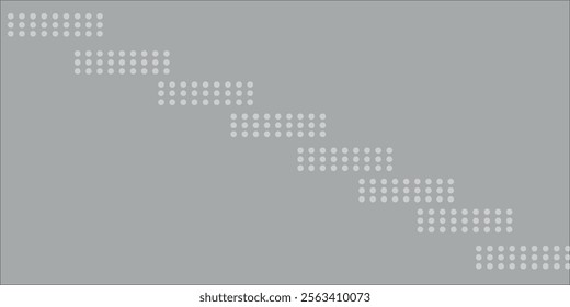 Monochrome gradient halftone dots background. Vector illustration. Abstract small grunge dots on white background