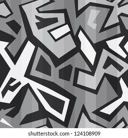 monochrome graffiti seamless