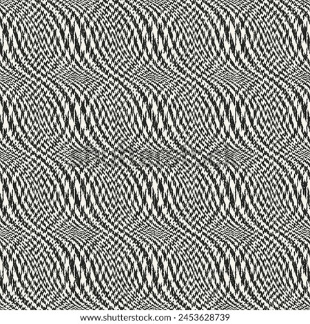Monochrome Grain Altered Check Pattern