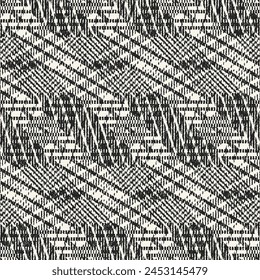 Monochrome Grain Altered Stripes Pattern