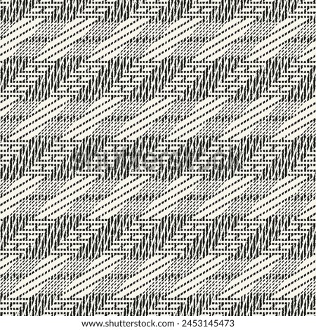 Monochrome Grain Altered Stripes Pattern