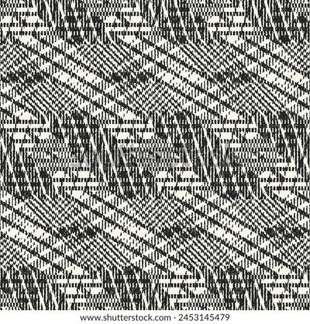 Monochrome Grain Altered Stripes Pattern