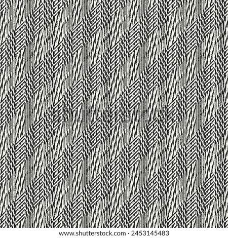 Monochrome Grain Altered Stripes Pattern