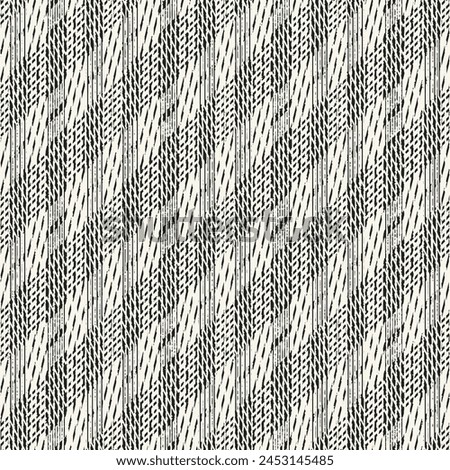 Monochrome Grain Altered Stripes Pattern