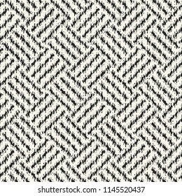 Monochrome Grain Basketweave Tile Pattern