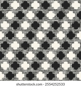 Monochrome Grain Broken Dot Pattern