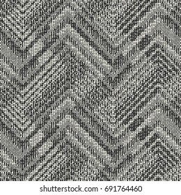 Monochrome Grain Broken Geometric Pattern