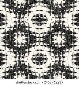 Monochrome Grain Broken Graphic Pattern