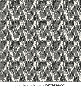 Monochrome Grain Broken Graphic Pattern