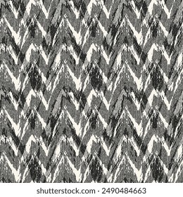 Monochrome Grain Broken Graphic Pattern