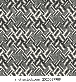 Patrón gráfico roto de grano monocromo