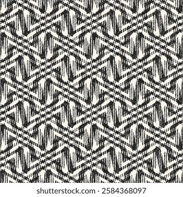 Monochrome Grain Broken Graphic Pattern
